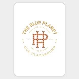 Play Hard Planet Earth Playground Good Vibes Free Spirit Sticker